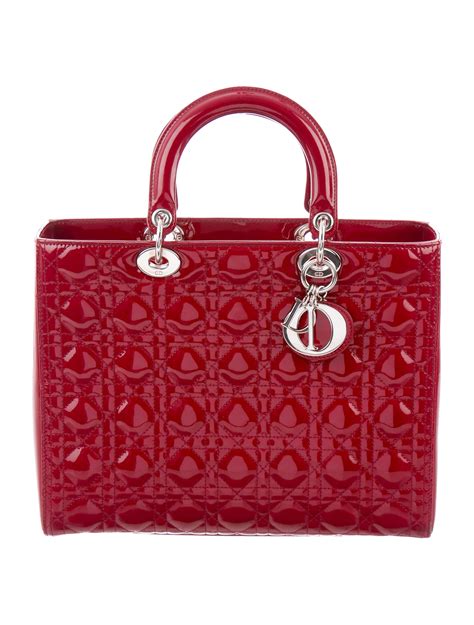 christian dior red bag.